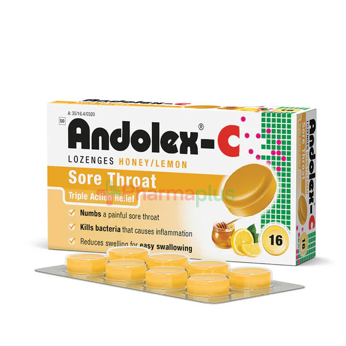 Jakeman's Lozenges Honey & Lemon Menthol (Pack Of 4