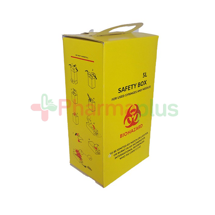 Medical safety boxes 5 ltrs. | Pharmaplus | Pharmaplus