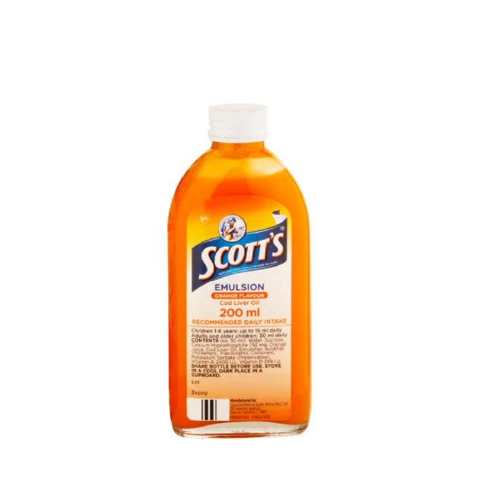 Scotts Emulsion Orange 200ml Pharmaplus Pharmaplus